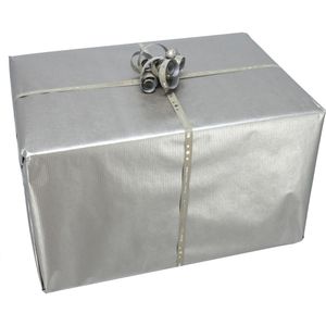 Produktbild für Geschenkband Präsent Merry Christmas, sandstein