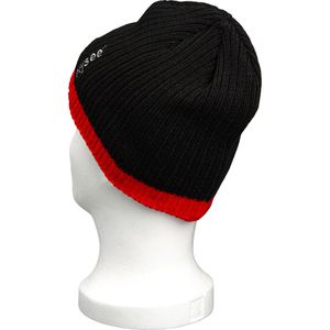 Produktbild für Wintermütze elysee Holger, schwarz/rot