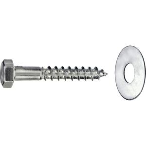 Holzschrauben Connex B30021, verzinkt, Set