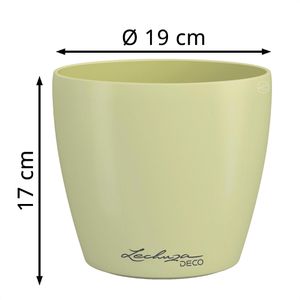 Produktbild für Übertopf Lechuza-DECO 18, linde, Ø 19 x 17 cm