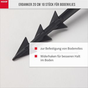 Produktbild für Bodenanker NOOR für Bodenvlies, 20 cm