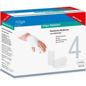 Mullbinden Höga Mubilast, 4 cm x 4 m