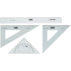 Produktbild für Geometrie-Set M+R 70300040, 4-teilig