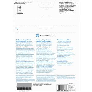Produktbild für Fotopapier HP CR673A Premium Plus, für Inkjet, A4