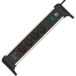 Tischsteckdose Brennenstuhl Alu-Office-Line, 1,8m