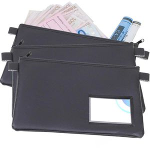 Produktbild für Banktasche effektivo 10716, schwarz, Kunstleder