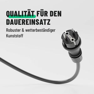 Produktbild für Schutzkontaktstecker Greate 501400, 16 A / 230 V, schwarz