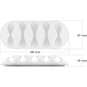 Produktbild für Kabelhalter Goobay 70681 Kabel Clips