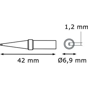 Produktbild für Lötspitze Weller 4PTK7-1