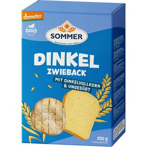 Zwieback Sommer Dinkel, laktosefrei, demeter, BIO