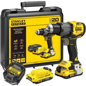 Produktbild für Akku-Schlagbohrschrauber Stanley FATMAX V20, SFMCD726D2K-QW