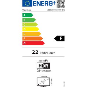 Produktbild für Monitor ViewSonic VG2709U-2K, 27 Zoll