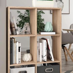 Produktbild für Bücherregal Vicco Karree, sonoma eiche