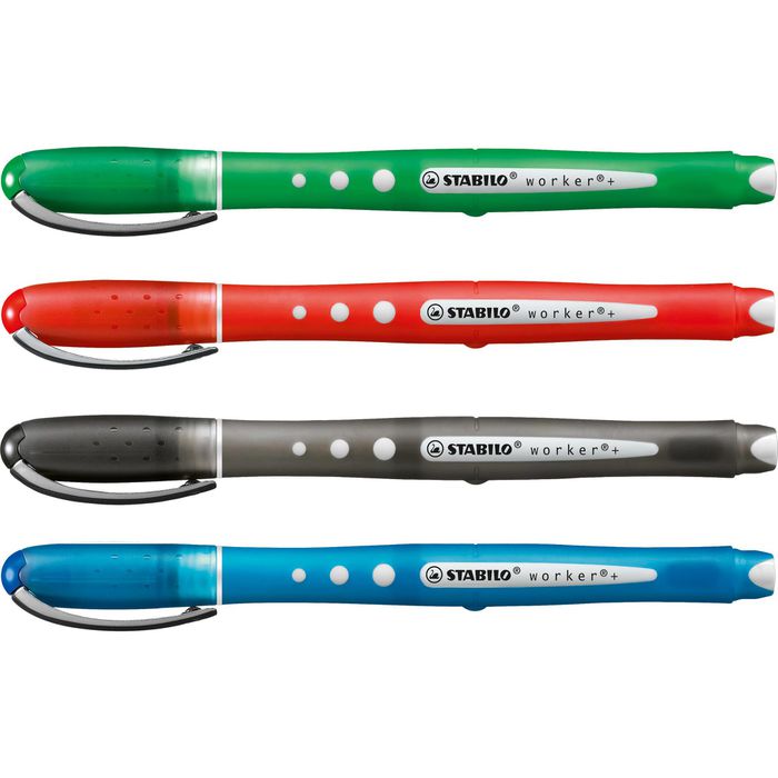 Stabilo worker + colorful 4 Etui 2019 Tintenroller - Böttcher AG