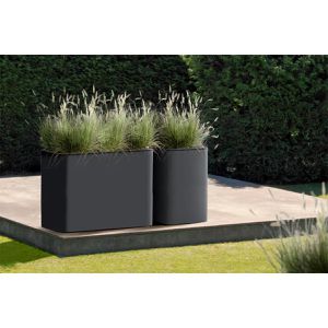 Produktbild für Pflanzkasten Florus Jive Terrasse Hoch 80 anthrazit