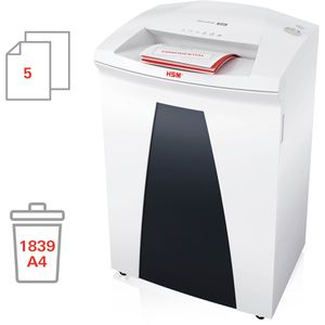 Produktbild für Aktenvernichter HSM Securio B34, 1844111, weiß, mit Rollen