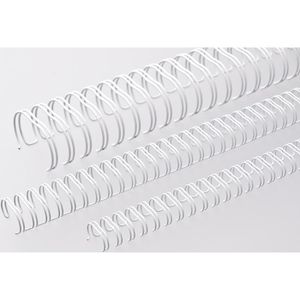 Drahtbinderücken Renz Ring Wire, weiß, für A4