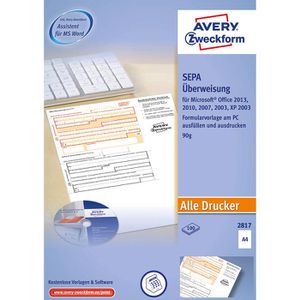 Produktbild für Bankformulare Zweckform 2817, SEPA-Überweisung
