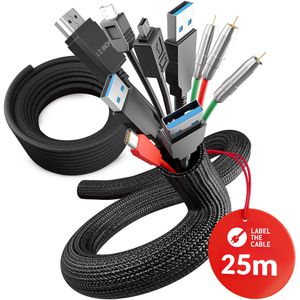 Kabelschlauch Label-the-cable PRO 5110, schwarz