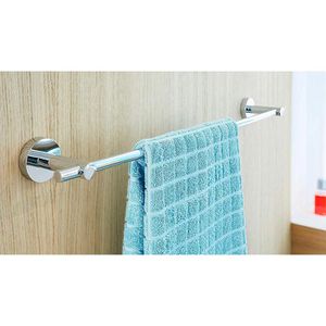 Produktbild für Handtuchhalter Tesa Smooz 40320, silber