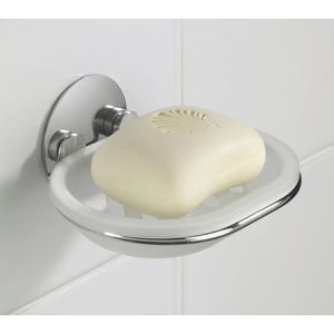 Produktbild für Seifenschale Wenko Turbo-Loc Seifenablage 18776100, weiß