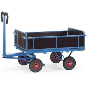 Produktbild für Handwagen Fetra 6453L, mit 4 Bordwänden
