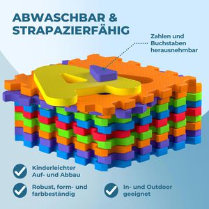 Produktbild für Bodenschutzmatte Spielwerk Puzzlematte, bunt