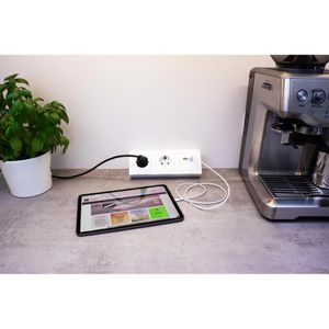 Produktbild für Tischsteckdose McPower Flair, mit 0,15m Kabel