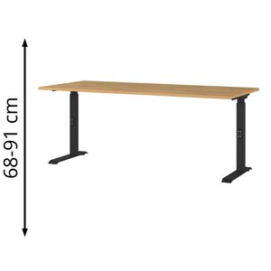 Schreibtisch Germania Agenda, 7912-582, eiche