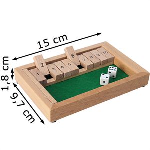 Produktbild für Würfelspiel Philos 3129, Shut the Box mini