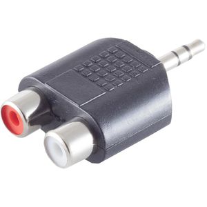 Audio-Adapter S-Conn 57090, schwarz