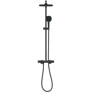 Produktbild für Duschsystem GROHE Vitalio Comfort 250, schwarz matt