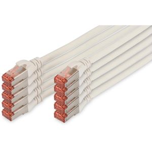 Netzwerkkabel Digitus DK-1644-030-WH-10, weiß