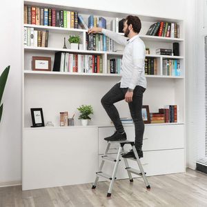 Produktbild für Klapptritt Songmics GLT23K, aus Aluminium