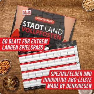 Produktbild für Spielblock Denkriesen Stadt Land Vollpfosten