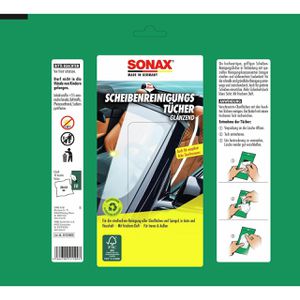 Produktbild für Reinigungstücher Sonax 04150000, ScheibenReinigung, feucht