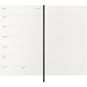 Produktbild für Buchkalender Moleskine 927954 Large, englisch, Jahr 2027