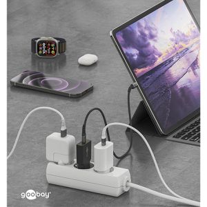 Produktbild für USB-Ladegerät Goobay Slim 75735, GaN, 30 Watt