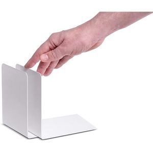 Produktbild für Buchstütze Maul 3506202, breit, weiß