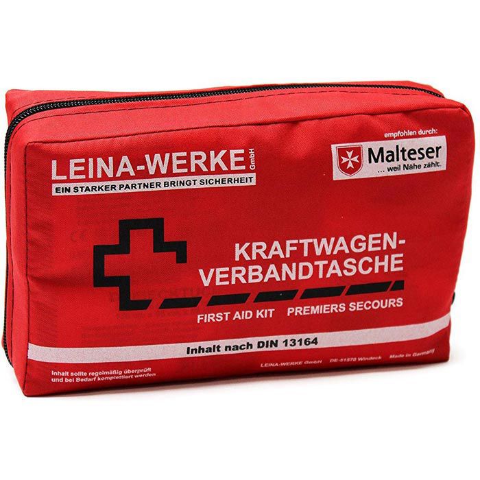 Leina-Werke Erste-Hilfe-Tasche Compact, gefüllt, Füllung nach DIN