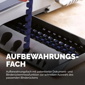Produktbild für Bindegerät Fellowes Quasar+ 500, A4, manuell