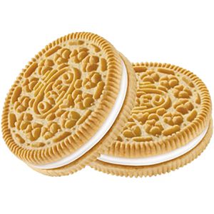 Produktbild für Kekse Oreo Golden, mit Cremefüllung