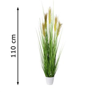 Produktbild für Kunstpflanze Creativ-green Grasbusch