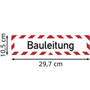 Produktbild für Fahrzeugkennzeichnung SafetyMarking Bauleitung