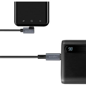 Produktbild für Ladekabel LogiLink CU0182, schwarz, 1m