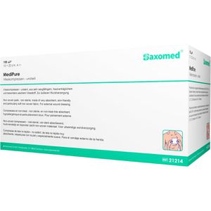 Produktbild für Vlieskompressen Saxomed MediPure, 4-lagig, unsteril