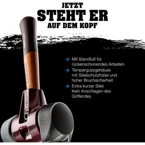 Produktbild für Schonhammer HALDER SIMPLEX, 3027.262, Kopf-Ø 60mm