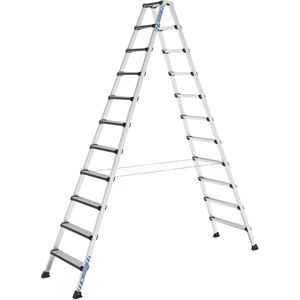 Produktbild für Stehleiter Zarges Comfortstep B, 41430, beidseitig begehbar