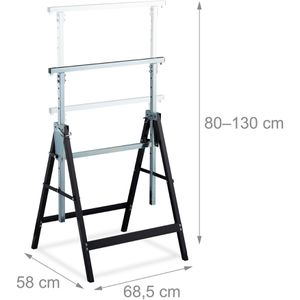 Produktbild für Arbeitsbock Relaxdays 10026076, bis 400 kg