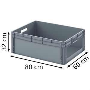 Produktbild für Eurobox AUER SK S 86/32, grau